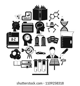 Grants icons set. Simple set of 25 grants vector icons for web isolated on white background