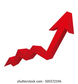 grap growth arrow icon image 
