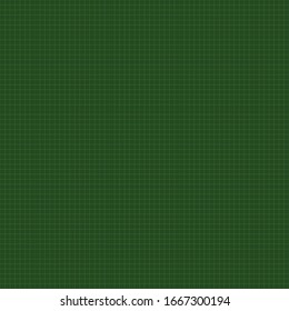 Grap paper grid lines, plotting paper background, texture. Squares seamless, repeatable pattern. Measure, scale grid. (Green version)