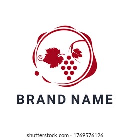 Grape. Berry. 
Wine. Vector illustration