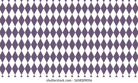 Grape Compote violet color themed Bavarian Pattern diamond checkered flag Illustration in vector