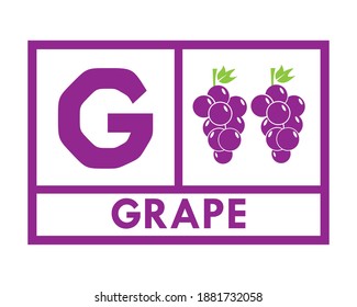 Grape design logo template illustration