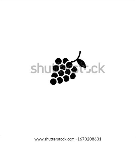 Grape filled icon illustration - Vector