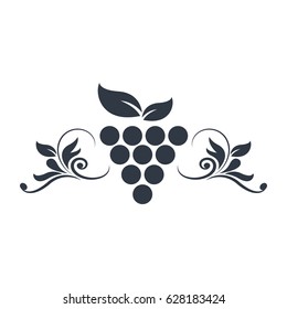 grape fruit decoration crest symbol emblem