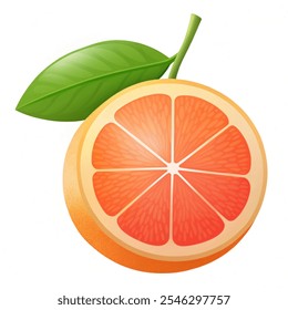 Grape fruit icon. Fresh fruits. vector illustration on white background.