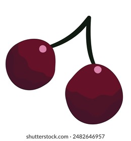 grape fruit icon vector illustration
