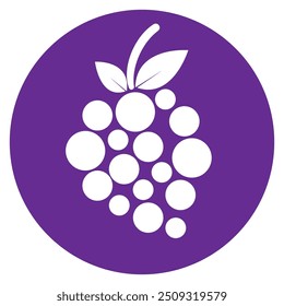 grape fruit icon vector illustration symbol design