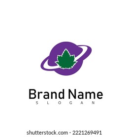 grape fruit logo design symbol organic