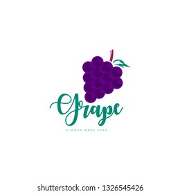Grape Fruit Logo Template