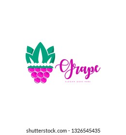 Grape Fruit Logo Template