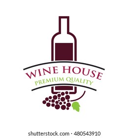 Grape fruit logo, Wine logo