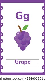 Grape Fruit Reading Exercise Practice Worksheet for Kids