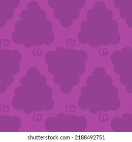 Grape fruit seamless pattern trendy simple design flat beautiful background vector illustration.