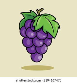 Grape is a fruit that looks very luxurious and elegant