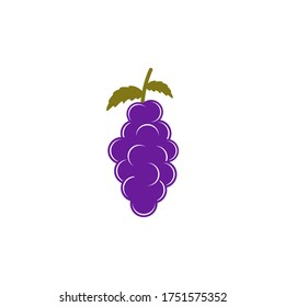 grape fruit vector design template illustration