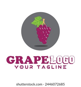Grape fruit vector illustration design for food or drink logos and brands