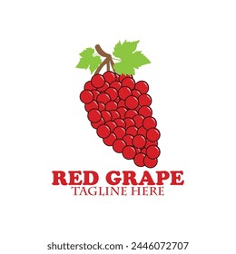 Grape fruit vector illustration design for food or drink logos and brands