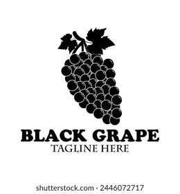 Grape fruit vector illustration design for food or drink logos and brands