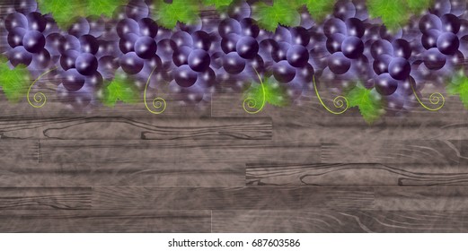Grape fruit wood grain background