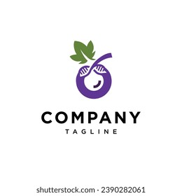 
Grape genetic logo icon vector template.eps
