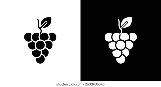 Grape icon concept, vector illustration