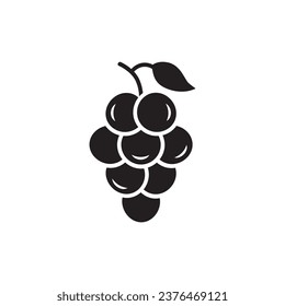 Grape icon. Grape flat sign design. Grape symbol vector pictogram. UX UI icon grape