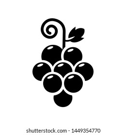 Grape Icon - Fruit  Vector Sign & Symbol.