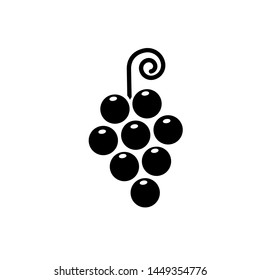 Grape Icon - Fruit  Vector Sign & Symbol.