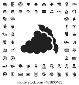 Grape icon illustration isolated vector sign symbol