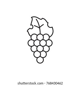 grape icon illustration isolated vector sign symbol