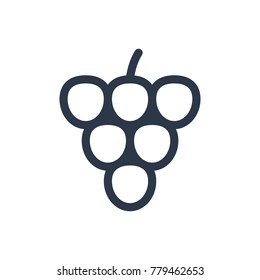 Grape icon. Isolated merlot and grape icon line style. Premium quality vector symbol drawing concept for your logo web mobile app UI design.