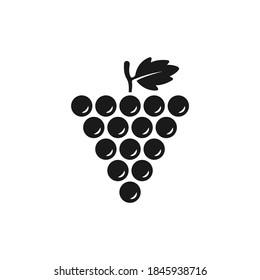 Grape icon isolated on white background. Vector illustration