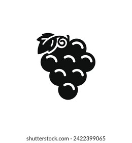 Grape icon isolated on white background