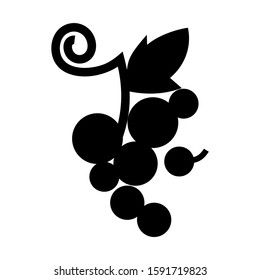 grape icon isolated sign symbol vector illustration - high quality black style vector icons
