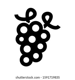 grape icon isolated sign symbol vector illustration - high quality black style vector icons
