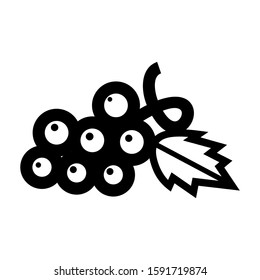 grape icon isolated sign symbol vector illustration - high quality black style vector icons
