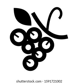grape icon isolated sign symbol vector illustration - high quality black style vector icons
