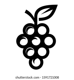 grape icon isolated sign symbol vector illustration - high quality black style vector icons
