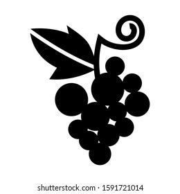grape icon isolated sign symbol vector illustration - high quality black style vector icons
