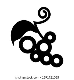 grape icon isolated sign symbol vector illustration - high quality black style vector icons
