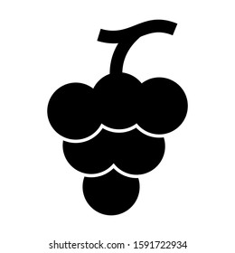 grape icon isolated sign symbol vector illustration - high quality black style vector icons
