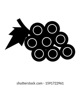 grape icon isolated sign symbol vector illustration - high quality black style vector icons
