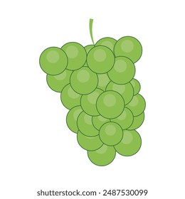 diseño de Ilustración vectorial de logotipo de uva