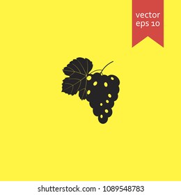 grape. grape icon. sign design. Vector EPS 10.
