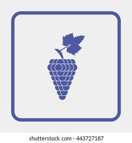 Grape icon or symbol.