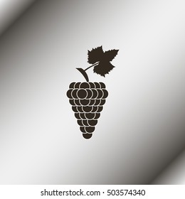 Grape icon or symbol.
