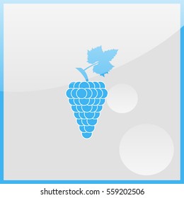 Grape icon or symbol.