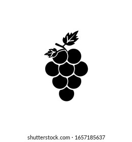 Grape icon trendy flat design