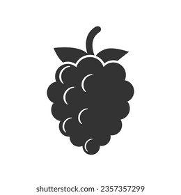 Grape icon trendy flat design vector sign