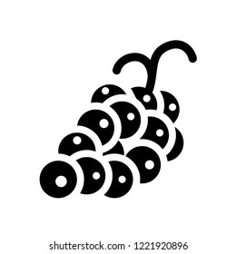 Grape icon. Trendy Grape logo concept on white background from Fruits and vegetables collection. Suitable for use on web apps, mobile apps and print media.